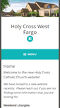Mobile Screenshot of holycrosswestfargo.com